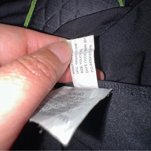 Riddell Men's Power Volt 5-Pad  Football Protection Shirt Size XL Black & Gray - Picture 5 of 6